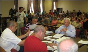 Cumberland County Commissioners  meeting, August 12, 2008.