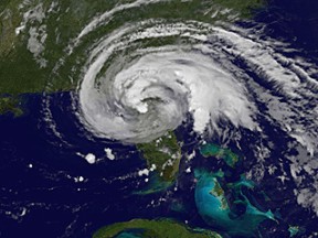 Tropical Storm Fay over Florida