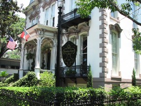 The Hamilton-Turner Inn on Lafayette Square, Savannah.  June 24, 2008.