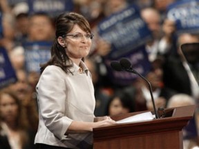 Sarah Palin accepting the vice-presidential nomination.  September 3, 2008.