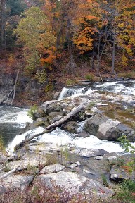 Indian Falls, Indian Falls, New York.  October 24, 2008.