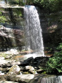 Rainbow Falls, Great Smoky Mountains National Park.  May 6, 2007.