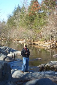 George at Greenbrier Creek, November 3, 2008.