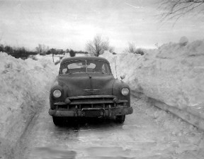 snow A reminder of a snowy Indiana landscape.