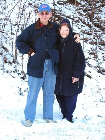 With my beautiful bride at Newfound Gap, December, 2007.