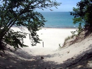 lakemichigan020705 Lake Michigan at Indiana Dunes State Park. July 5, 2002.
