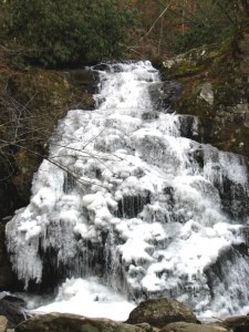 Spruce Flat Falls, Great Smoky Mountains National Park.  January 25, 2008.