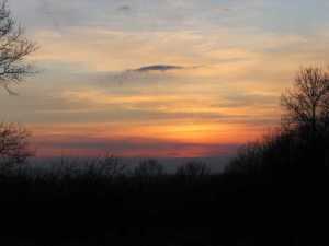 Sunset in Fairfield Glade.  February 8, 2009.