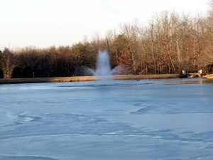 Mirror Lake, Fairfield Glade, Tennessee.  February 6, 2009.