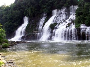 Twin Falls, Rock Island State Park, Tennessee.  June, 2006.