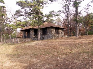 'Our' cabin on Mt. Nebo.  November 27, 2006.