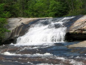 Upper Bridal Veil Falls, DuPont State Forest, North Carolina.  May 10, 2009.
