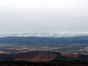 CloudsRollingin09031101 Clouds rolling into the Petit Jean River Valley. March 11, 2009.