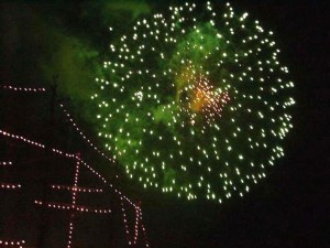 Fireworks at Opsail 2000, Norfolk, Virginia.  June, 2000.