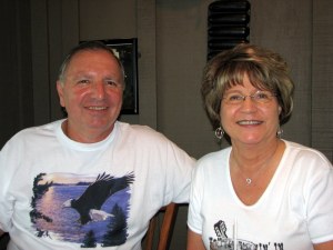 Fishing Guy and his wife.  July 9, 2009