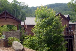 A home in Mountain Air, North Carolina.  July 11, 2009.