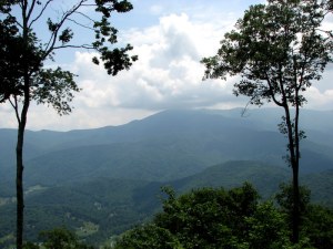 Clouds over the mountains.  July  11, 2009.
