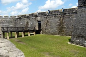 CastilloSanMarcos09080401 The main gate of Castillo de San Marcos, St. Augustine, Florida. August 4, 2009.