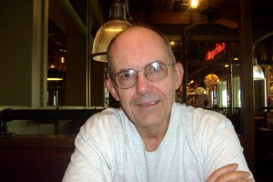 George at Cafe Uno in Maryville, Tennessee.  July 23, 2001.