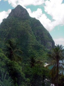 Gran Piton, Soufriere, St. Lucia.  September 13, 2001.