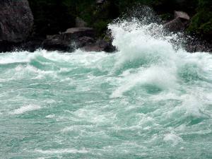 White Water Walk, Niagara Falls, Ontario.  August 29, 2009.