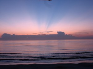 OrmondBeach09080601 Sunrise at Ormond Beach, Florida. August 6, 2009.