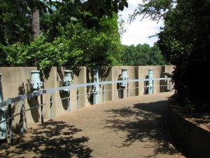 Cannon surrendered by the British at Yorktown, October 19, 1781.