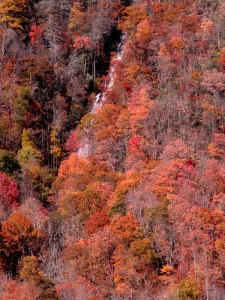 Woodfin Cascades, North Carolina.  October 25, 2009.