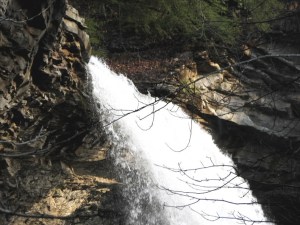 The top of Ozone Falls, Ozone, Tennessee.  January 7, 2009.