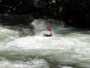 Whitewater Rafting on the Nantahala River, North Carolina.  May 30, 2009.