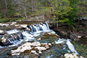 Brush Creek Falls, Pipestem Resort State Park, West Virginia.  April 23, 2010.