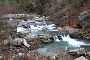 Little Missouri Falls, Langley, Arkansas.  February 22, 2010.