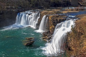 Little River Falls, Fort Payne, Alabama.  March 8, 2013.