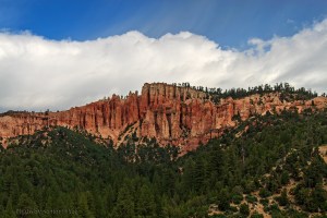 Scene on the highway from Kanab, Utah, to Bryce Canyon.  June 19, 2011.
