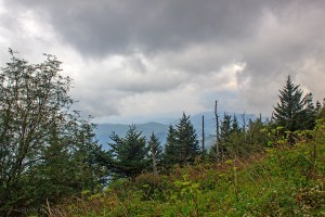 Waterrock Knob, Blue Ridge Parkway, North Carolina.  August 4, 2011.