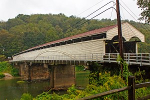 Covered Bridge in Philippi, West Virginia.  September 15, 2011.