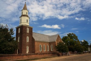 Bruton Parish Church, Williamsburg, Virginia.  September 21, 2013.