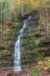 Burrell Creek Falls, Reliance, Tennessee.  October 23, 2013.