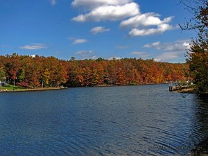 Lake Canterbury, Fairfield Glade, Tennessee.  October 30, 2013.
