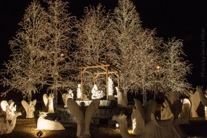 Another look at the manger.  Opryland Hotel, Nashville, Tennessee.  December 19, 2013.