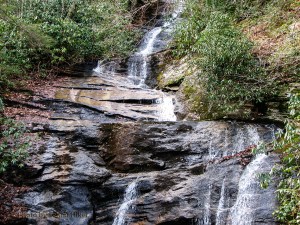 Setrock Creek Falls, Yancey County, North Carolina.  February 15, 2008.