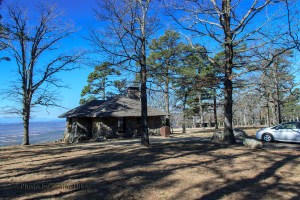 'Our' cabin on Mt. Nebo, Arkansas.  February 26, 2014.