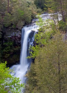 Piney Falls, Fall Creek Falls State Park, Tennessee.  April 21, 2014.