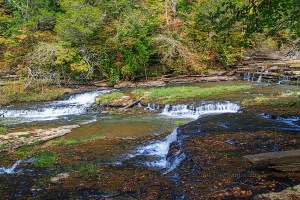 Falling Water Cascades, Burgess Falls State Park, Tennessee.  October 5, 2014.