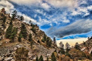 The sky above Big Thompson Canyon, Colorado.  September 17, 2012.