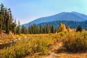 The Hoback River, Wyoming.  September 18, 2012.